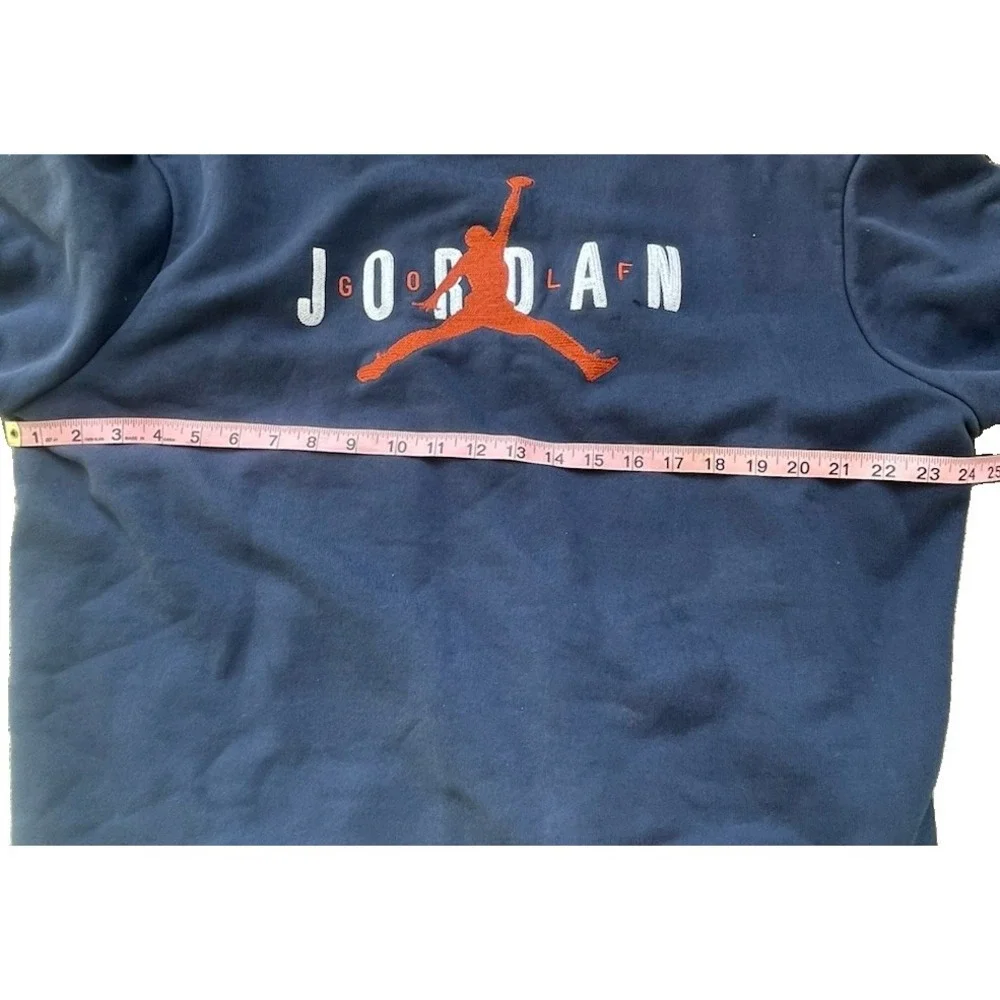 Jordan x Eastside Golf Cardigan Sweater Navy Men's Large Heavyweight Chenille